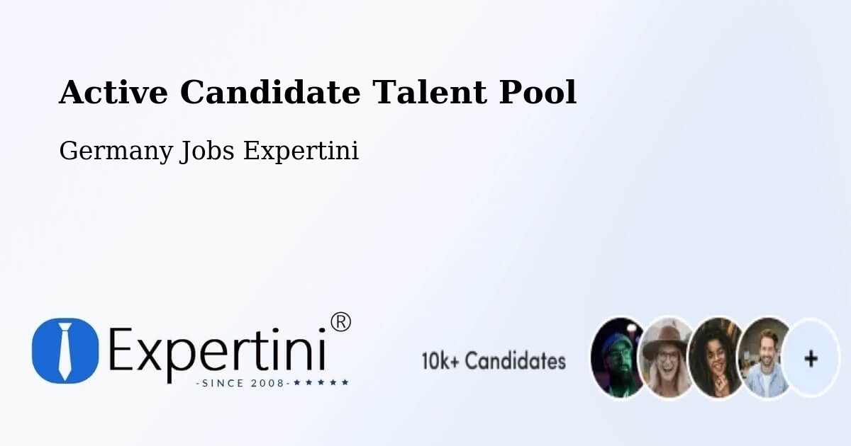 Active Candidate Talent Pool – Schwindegg - Germany Jobs Expertini