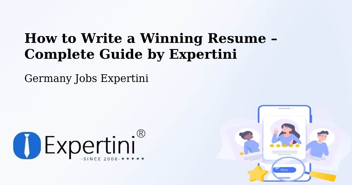 Resume Writing Guide for Job Seekers – Schwindegg - Schwindegg, Germany Jobs Expertini