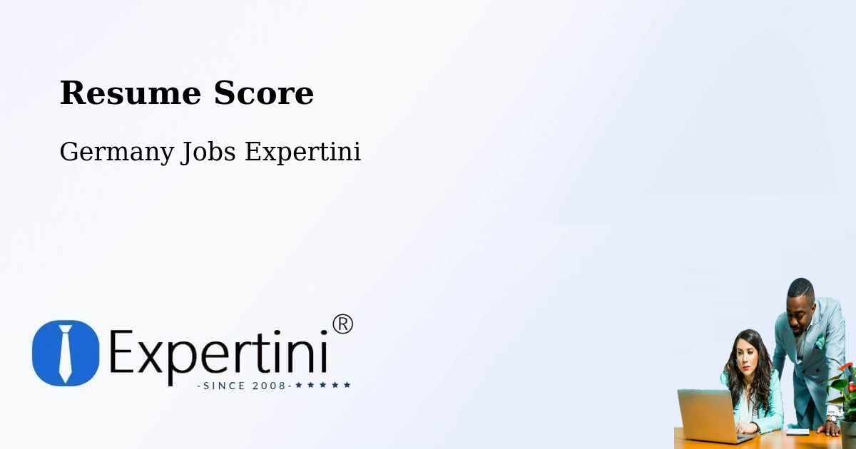 Resume Score & Job Description Match Tool – Schwindegg - Germany Jobs Expertini